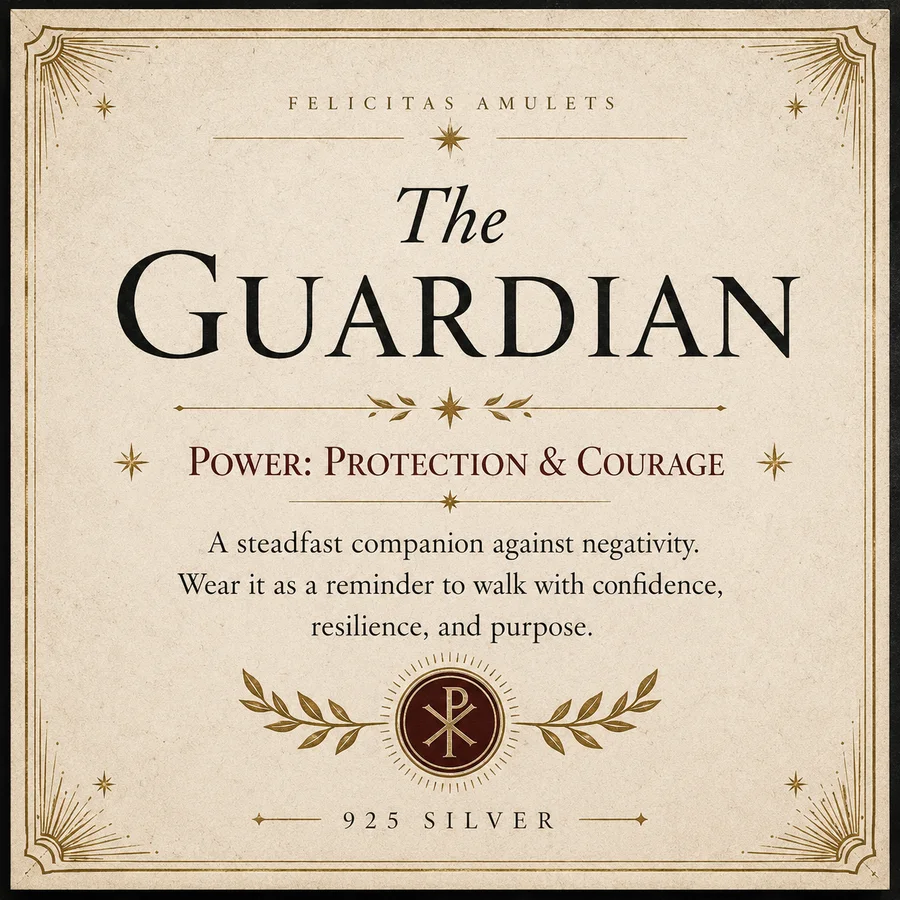 The Guardian — power of protection and courage, 925 sterling silver
