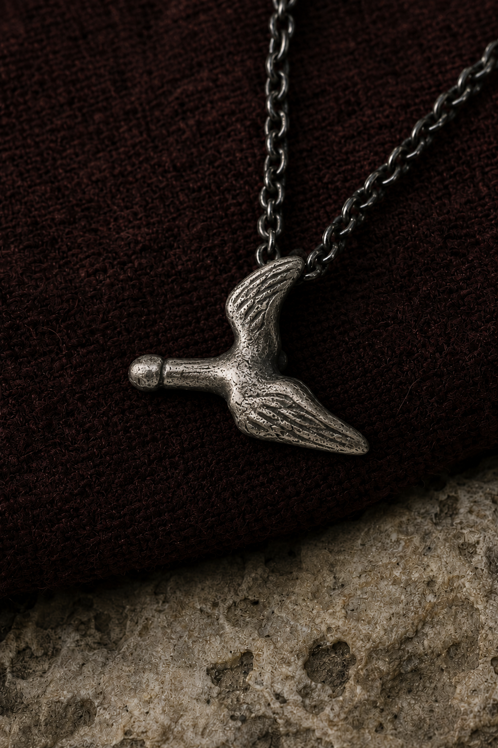The Crescent — wings over the lunula amulet